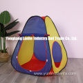 polyester tricolor folding tunnel tent play kids house